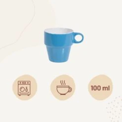 Orange85 Koffiekopjes - Met Houder - Set Van 6 - Gekleurd - 300 Ml - Keramiek -Merkloos Winkel 1200x1200 2147