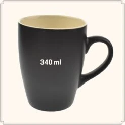 OTIX Koffiekopjes - Met Oor - Set Van 6 - Theekoppen - 340ml - Zwart - Keramiek 13 OTIX Koffiekopjes - Met Oor - Set Van 6 - Theekoppen - 340ml - Zwart - Keramiek -Merkloos Winkel 1200x1200 2174