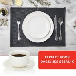 Alpina Tafelservies - Serviesset 40-delig - 8 Persoons - Vaatwasserbestendig - Geschikt Voor Magnetron - Wit -Merkloos Winkel 1200x1200 2244