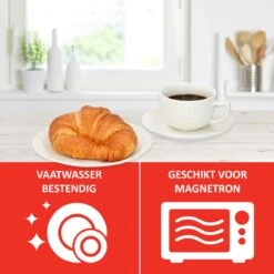 Alpina Tafelservies - Serviesset 40-delig - 8 Persoons - Vaatwasserbestendig - Geschikt Voor Magnetron - Wit -Merkloos Winkel 1200x1200 2246