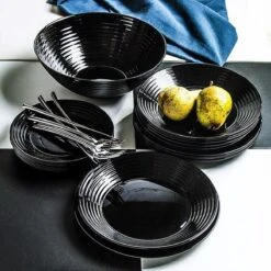Luminarc Harena Serviesset - Zwart - 19-delig - 6 Persoons -Merkloos Winkel 1200x1200 2254