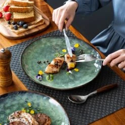 Serviesset 8 Personen - 24 Delig - Handgemaakt Keramiek - Vancasso Groen -Merkloos Winkel 1200x1200 2298