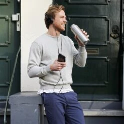 Mepal – Isoleerfles Ellipse 900 Ml – Houdt Je Drankje 12 Uur Warm En 24 Uur Koud – Natural Brushed – Geschikt Voor Bruiswater – Thermosfles – Lekdicht -Merkloos Winkel 1200x1200 234