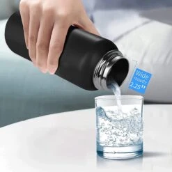 Thermo Master - Thermosfles & Drinkfles - Waterfles - 0,5 Liter - Midnight Black - 3 Doppen -Merkloos Winkel 1200x1200 25