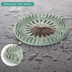 WiseGoods - Haarstopper - Haarvanger - Douche Zeef - Douche Filter - Haarfilter - Douche Afvoer - Siliconen - Blauw -Merkloos Winkel 1200x1200 252