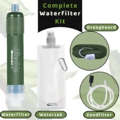 Waterfilter Steddy Pro - Survival Bushcraft Kit - Noodpakket - Waterzuivering - Water Filter Kraan - Outdoor -Merkloos Winkel 1200x1200 281