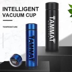 Slimme Thermosfles Met LCD Temperatuur Display - Curver Isolatiefles 0,5 Liter - Dubbelwandige Thermosfles - Thermosbeker - Isoleerfles - Thermoskan - Travel Mug - Bidon Drinkfles - Koffiebeker - Drinkflessen - RVS - Smart Thermos - Metaal -Merkloos Winkel 1200x1200 390