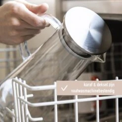 MÊZON® Schenkkan - Glazen Waterkan - Waterkaraf Voor Fruitwater - Multifunctionele Decanteer Karaf - Kan Met Deksel - 1.5L Capaciteit -Merkloos Winkel 1200x1200 455