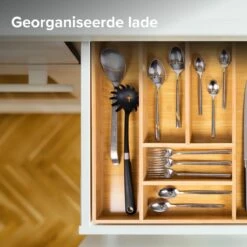 Grote Bestekbak Bamboe 81x47CM - Coninx Besteklade - Opbergbak - Duurzaam - Bamboe - Voor Laden Vanaf 47cm Diep -Merkloos Winkel 1200x1200 486