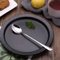 Somstyle Lange Lepels Set 19.5 CM Geschikt Voor Dessert, Latte Macchiato, Yoghurt, Cocktail Of Koffie - 6 Stuks - RVS - Zilver -Merkloos Winkel 1200x1200 489