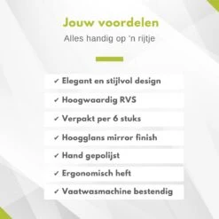 Hendi Tafelvork - Profi Line Tafelvorken - 20,5cm - RVS 18/0 ( Set Van 6 ) -Merkloos Winkel 1200x1200 512