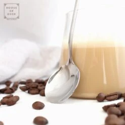 House Of Husk Latte Macchiato Lepels Set - Lange Theelepels - Koffielepels - Longdrinklepels - Sorbetlepels - Barlepel - RVS - 6 Stuks - 19CM - Zilver -Merkloos Winkel 1200x1200 528