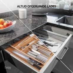 Gadgy Uitschuifbare Bestekbak - Uitschuifbare Bestekcassette Hout - Besteklade - Ladeverdeler - 6/8 Vakken - Bamboe 13 Gadgy Uitschuifbare Bestekbak - Uitschuifbare Bestekcassette Hout - Besteklade - Ladeverdeler - 6/8 Vakken - Bamboe -Merkloos Winkel 1200x1200 558