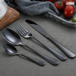 LaCardia Bestekset Glans Zwart – 24-delig Bestek – 6 Persoons – Bestek Zwart Voor 6 Personen 16 LaCardia Bestekset Glans Zwart – 24-delig Bestek – 6 Persoons – Bestek Zwart Voor 6 Personen -Merkloos Winkel 1200x1200 601