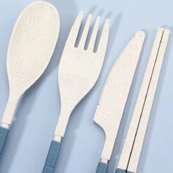 Reisbestek - 5-delig Blauw - Meeneembestek - Bestek To Go -Merkloos Winkel 1200x1200 644