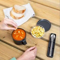 Brabantia Make & Take Bestekset - 3-delig - Dark Grey -Merkloos Winkel 1200x1200 700