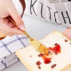 House Of Husk Botermesjes Set - Goud - RVS - Botermes - Smeermessen - Tapas Mesjes - 6 Stuks -Merkloos Winkel 1200x1200 764