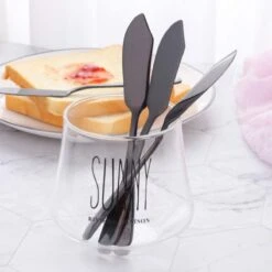 House Of Husk Botermesjes Set - Zwart - RVS - Botermes - Smeermessen - Tapas Mesjes - 6 Stuks -Merkloos Winkel 1200x1200 772