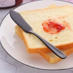 House Of Husk Botermesjes Set - Zwart - RVS - Botermes - Smeermessen - Tapas Mesjes - 6 Stuks -Merkloos Winkel 1200x1200 774