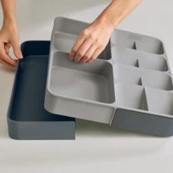 Joseph Joseph Bestek Organizer Uitschuifbaar - Grijs - Sorteervakken & Uitschuifbaar -Merkloos Winkel 1200x1200 802