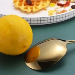 House Of Husk® Opscheplepel Set - Goud - Serveerlepel - Groetelepel - Aardappellepel - 21cm - RVS - 4 Stuks -Merkloos Winkel 1200x1200 860