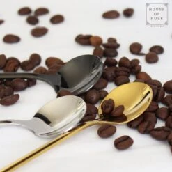 House Of Husk® Theelepels Set - Theelepeltjes - Koffielepels - Koffielepeltjes - RVS - 13cm - 12 Stuks - Zwart -Merkloos Winkel 1200x1200 871