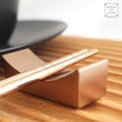 House Of Husk Chopsticks Set - Koreaanse Eetstokjes - Vaatwasserbestendig - RVS - 5 Paar - Rose Goud -Merkloos Winkel 1200x1200 921