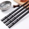 KELERINO. Chopsticks Set (2 Stokjes) - Eetstokjes Sushi - Bloemen