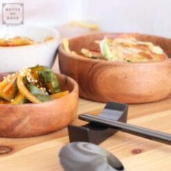 House Of Husk 1 Persoons Chopstick Set - 1 Paar Metalen Koreaanse Eetstokjes - Inclusief Eetlepel En Houder - RVS - Metaal - Eetstokjes - Koreaans - Vaatwasserbestendig - Sushi Chopsticks - Noodles - Zwart -Merkloos Winkel 1200x1200 927