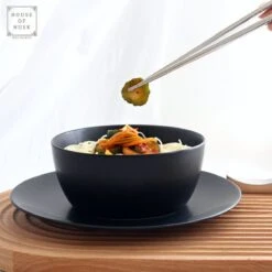 House Of Husk Chopsticks Set - Koreaanse Eetstokjes - Vaatwasserbestendig - RVS - 5 Paar - Zilver -Merkloos Winkel 1200x1200 931