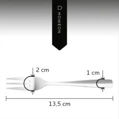 Gebaksvorkjes - Set Van 12 Taartvorkjes - Rvs - 13,5 Cm -Merkloos Winkel 1200x1200 958