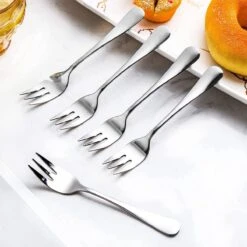 House Of Husk® Gebaksvorkjes - Dessertvorken - Taartvorkjes - Cocktailvorken - Klein Vorkjes - 12 Stuks - RVS - Zilver 11 House Of Husk® Gebaksvorkjes - Dessertvorken - Taartvorkjes - Cocktailvorken - Klein Vorkjes - 12 Stuks - RVS - Zilver -Merkloos Winkel 1200x1200 971