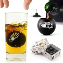 CKB LTD - Bomb Shots - Drank - Jagermeister Shotglaasjes Giftpack - Borrelglaasjes - Kunststof - Shotglazen - Zwart - 4 Stuks - Glazen Shotglas Likeur Drank Jagerbomb -Merkloos Winkel 1200x1200 997