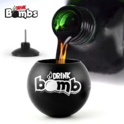 CKB LTD - Bomb Shots - Drank - Jagermeister Shotglaasjes Giftpack - Borrelglaasjes - Kunststof - Shotglazen - Zwart - 4 Stuks - Glazen Shotglas Likeur Drank Jagerbomb -Merkloos Winkel 1200x1200 998