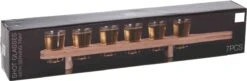 Excellent Houseware Bamboe 6x Shotglaasjes/shotjes Houder 45 Cm -Merkloos Winkel 1200x394