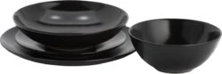 Lite-Body - Serviesset Hermes - 6 Personen - 24 Delig - Rond - Zwart Mat -Merkloos Winkel 1200x404