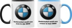 Cadeau Mok BMWrijder - Onderschat Nooit Een Man In Zijn BMW - Zwart Handvat- Kado Beker Voor Vader-opa-broer-neef-oom-zoon-papa -Merkloos Winkel 1200x482 10