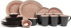 Merkloos Winkel 43 Cosy & Trendy Serviesset Laguna Old Rose 24-Delig