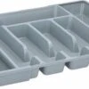Merkloos Bestekbak/bestekhouder - Uitschuifbaar - Grijs - 44 Cm - 5 Tot 7 Vakken -Merkloos Winkel 1200x505