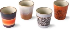HKliving Ristretto 70`s Style Ceramic - Set Van 4 -Merkloos Winkel 1200x509 6