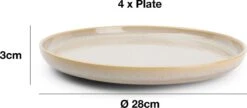Salt&Pepper Tabo Beige - Serviesset - 4 Persoons - 12 Delig - Crème/Beige -Merkloos Winkel 1200x527 3
