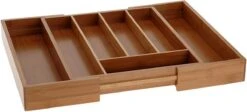 Excellent Houseware Bestekbak Hout Uitschuifbaar -Merkloos Winkel 1200x546