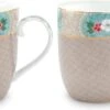Pip Studio Blushing Birds Beker 145 Ml - Khaki Set Van 2 -Merkloos Winkel 1200x567