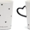 Riviera Maison Mokken Set Met Hartjes RM Love Mug Maat L - 300 ML - Porselein - Wit - 2 Stuks -Merkloos Winkel 1200x590 2