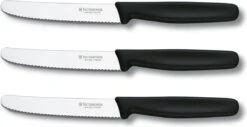 Victorinox Swiss Classic Tafelmessenset - 11cm - 3-delig - Zwart - Gekarteld - RVS En Kunststof 12 Victorinox Swiss Classic Tafelmessenset - 11cm - 3-delig - Zwart - Gekarteld - RVS En Kunststof -Merkloos Winkel 1200x615