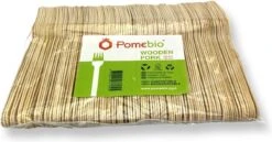Pomebio Houten Wegwerp Bestek - Vork - 100 Stuks - FSC Hout - 165mm - Wegwerp Vork - Houten Vork - FSC-Gecertificeerde Houten Vork - Duurzaam Vork - Wegwerp Bestek -Merkloos Winkel 1200x628