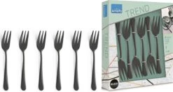 Amefa Taartvorkjes - 6 Stuks - Zwart -Merkloos Winkel 1200x639 3