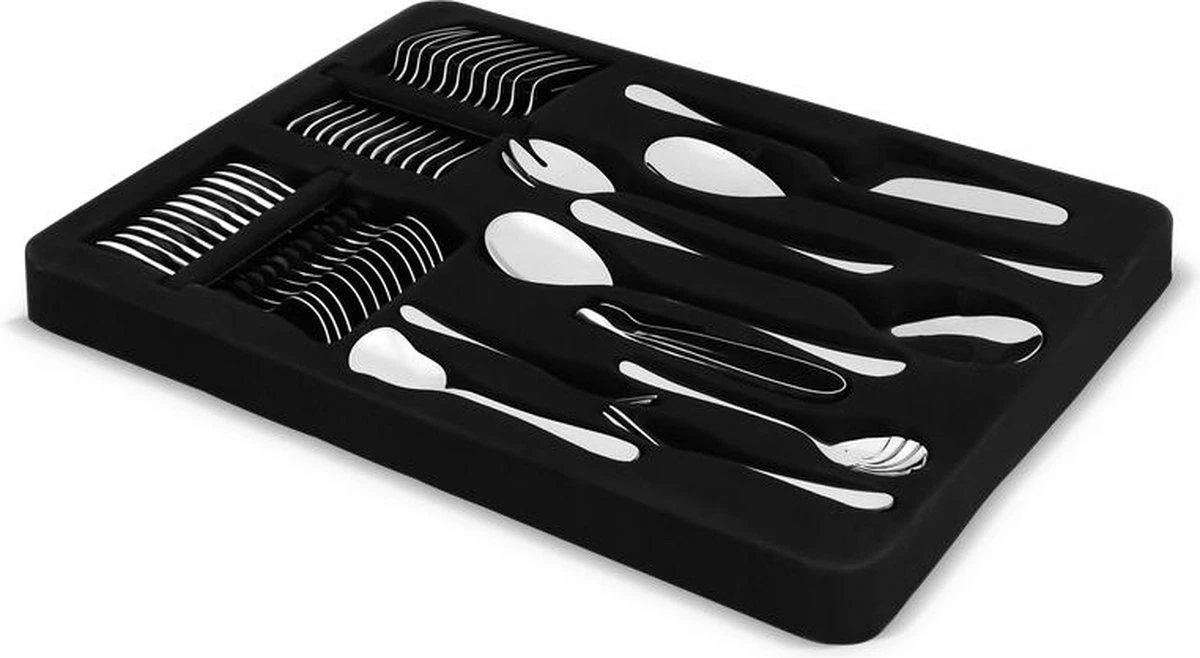 Bestekset 12 Persoons - 72-delig - Vaatwasserbestendig - Edelstaal - Roestvrijstaal 6 Bestekset 12 Persoons - 72-delig - Vaatwasserbestendig - Edelstaal - Roestvrijstaal - Afbeelding 4