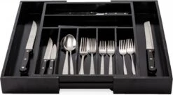 Merkloos Decopatent® Uitschuifbaar Bestekbak - Besteklade - 7 Vaks -> Uitschuifbaar Naar 9 Vakken - Bestekbakken Organizer - Bamboe - Zwart 15 Merkloos Decopatent® Uitschuifbaar Bestekbak - Besteklade - 7 Vaks -> Uitschuifbaar Naar 9 Vakken - Bestekbakken Organizer - Bamboe - Zwart -Merkloos Winkel 1200x661 1