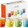 Le Creuset Set Van 6 Koffiebekers 200 Ml Regenboog Kleuren -Merkloos Winkel 1200x677 2